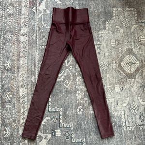 LIKE NEW. Carbon 38.  Worn 3x high-waisted. shimmer. Minute imperfections.